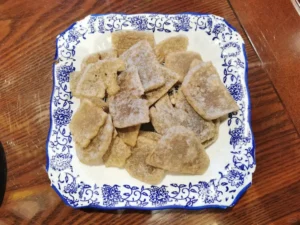 fried stuffed sausage