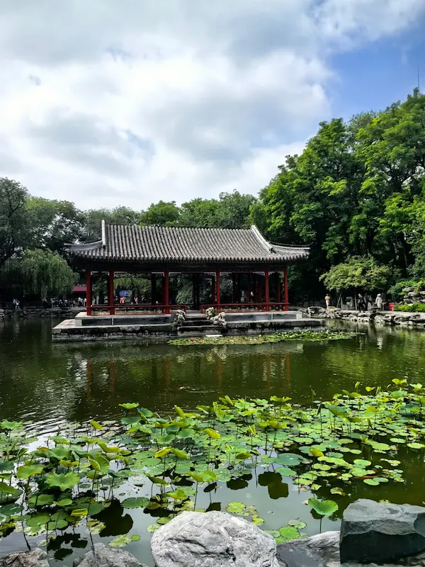 Summer scenery inside Prince Gong's Mansion