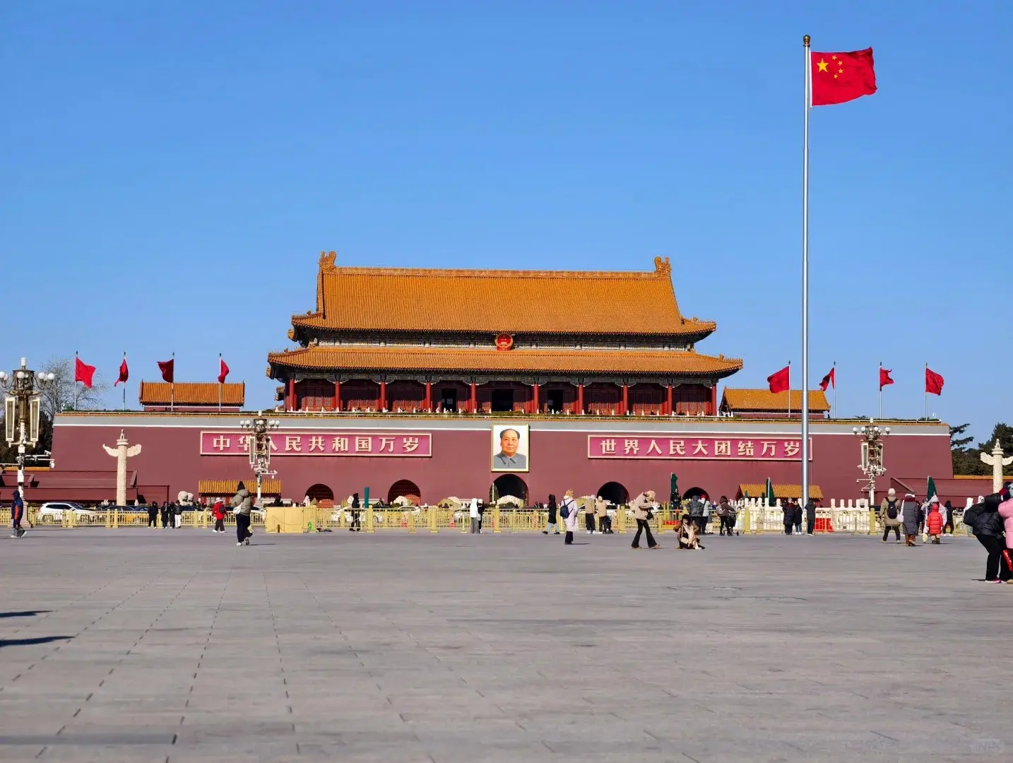 This is a picture of Tiananmen Square.