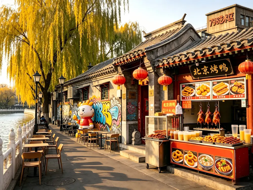 Old Beijing Characteristic Hutongs and Cuisine