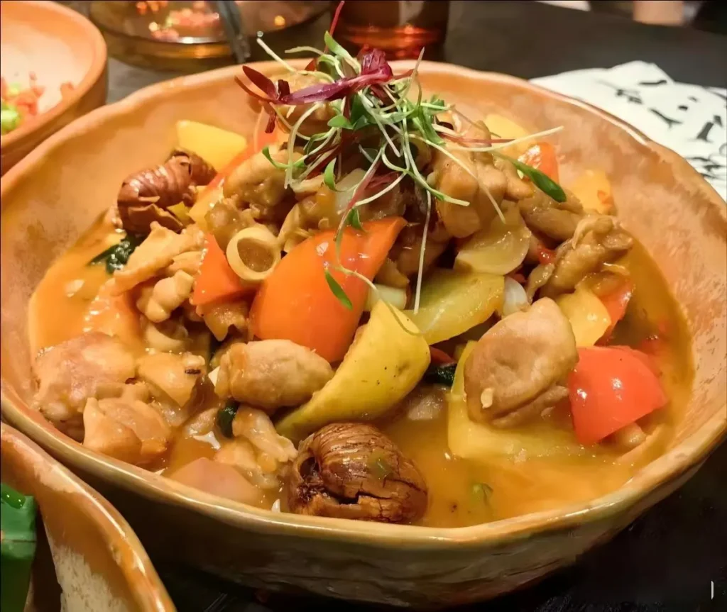 Stewed Chicken with Sour Papaya
