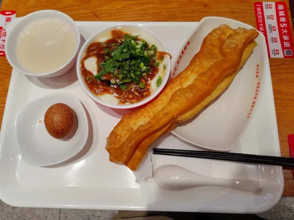 You Tiao + Soy Milk Tofu Pudding