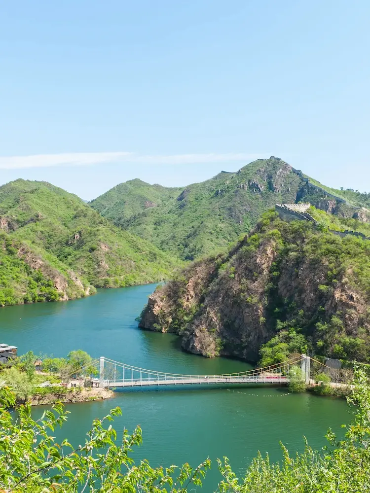 Beautiful scenery of Huanghuacheng Water Great Wall