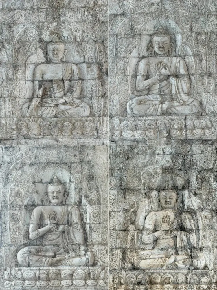 Buddha stone carvings on the walls of Yuntai, Juyongguan
