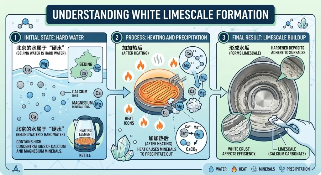 Causes of Scale in Beijing Tap Water