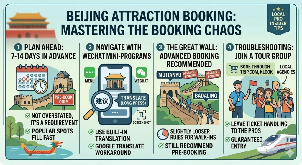 How to book tickets for scenic spots in Beijing