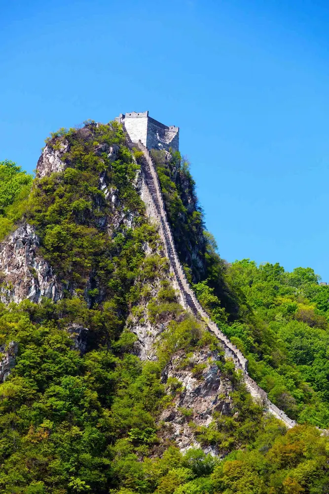 Ladder of Jiankou Great Wall