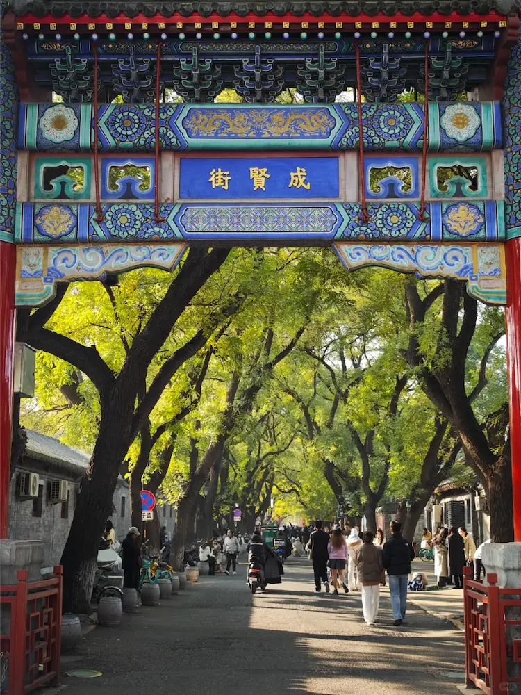 Painted Archways on Guozijian Street (Chengxian Street)