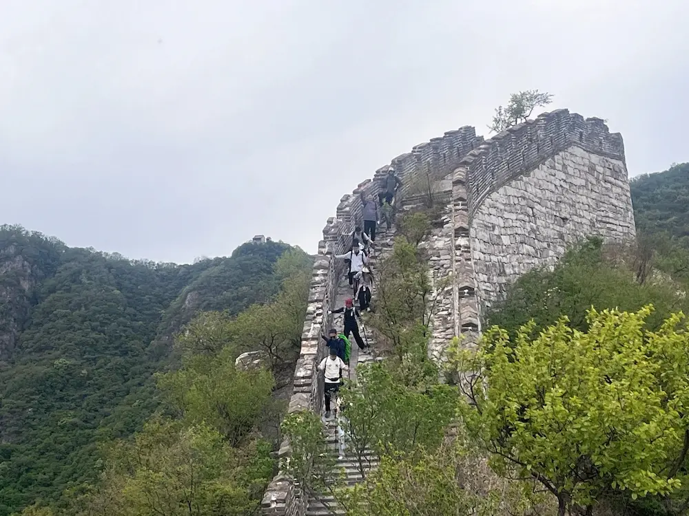Scenery and Tourist Photos of Jiankou Great Wall Section