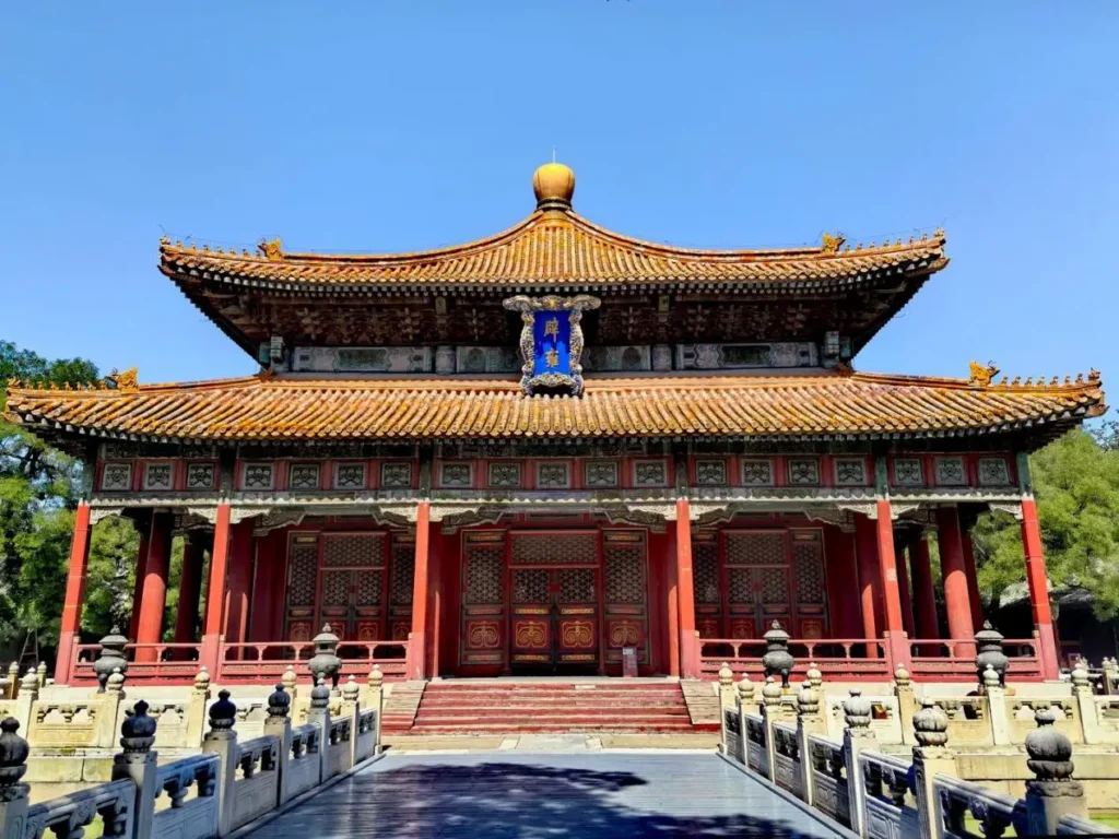 The Biyong Hall where Emperor Qianlong of the Qing Dynasty gave lectures
