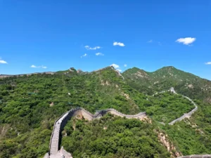 The Great Wall on a clear sunny day