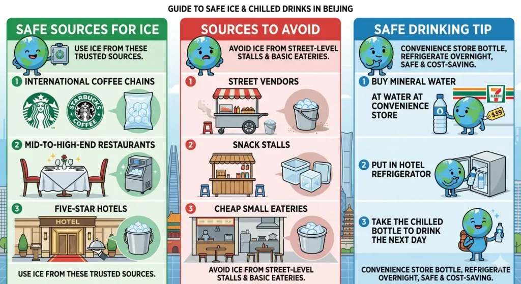 Which ice cubes are safe to use in Beijing