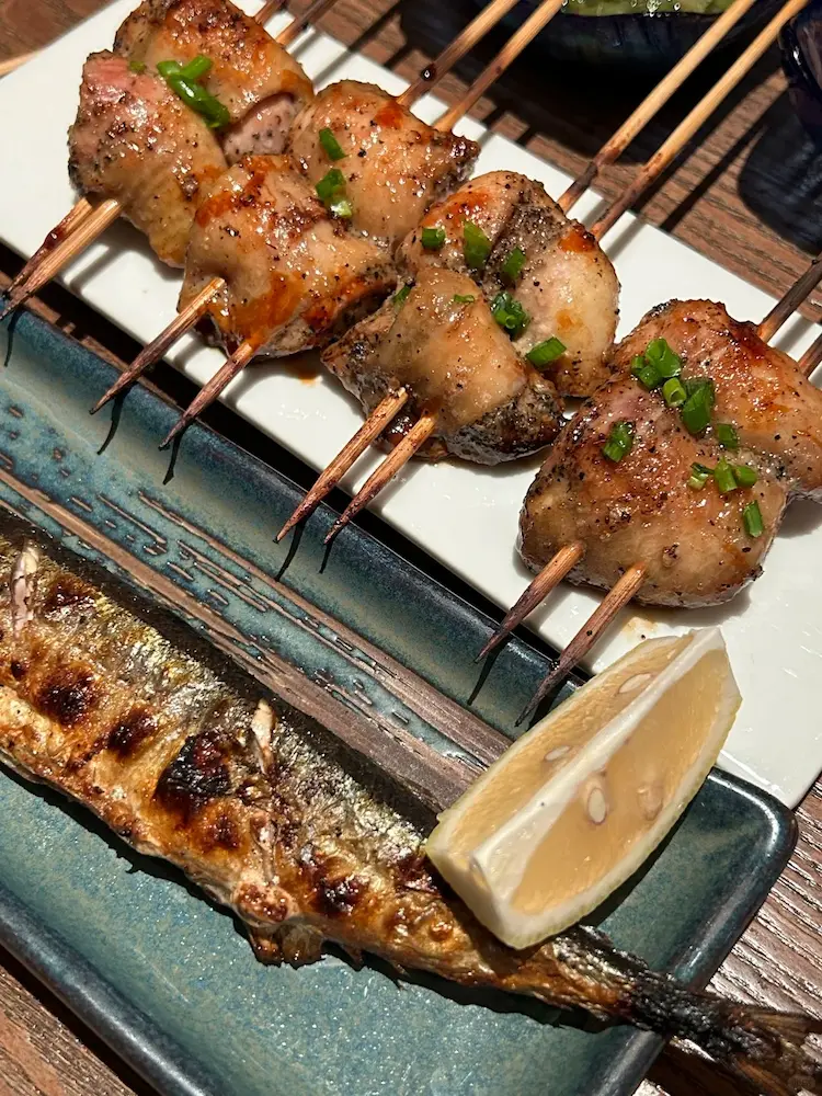 Dishes of Sanma no Aji