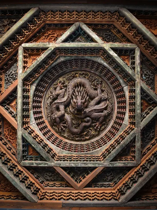 Coiled Dragon Ceiling
