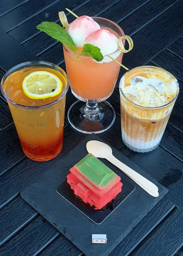 Drinks at Tangfang Coffee Locations