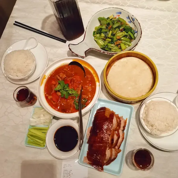 Peking Duck and Home-Style Dishes