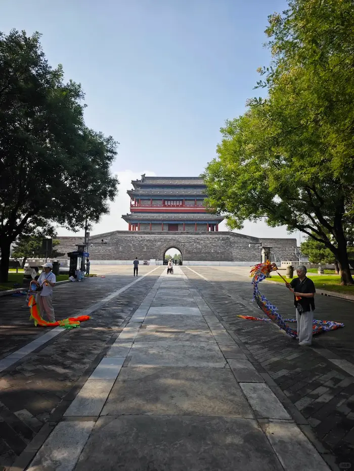 Remains of the Imperial Processional Road at Yongdingmen